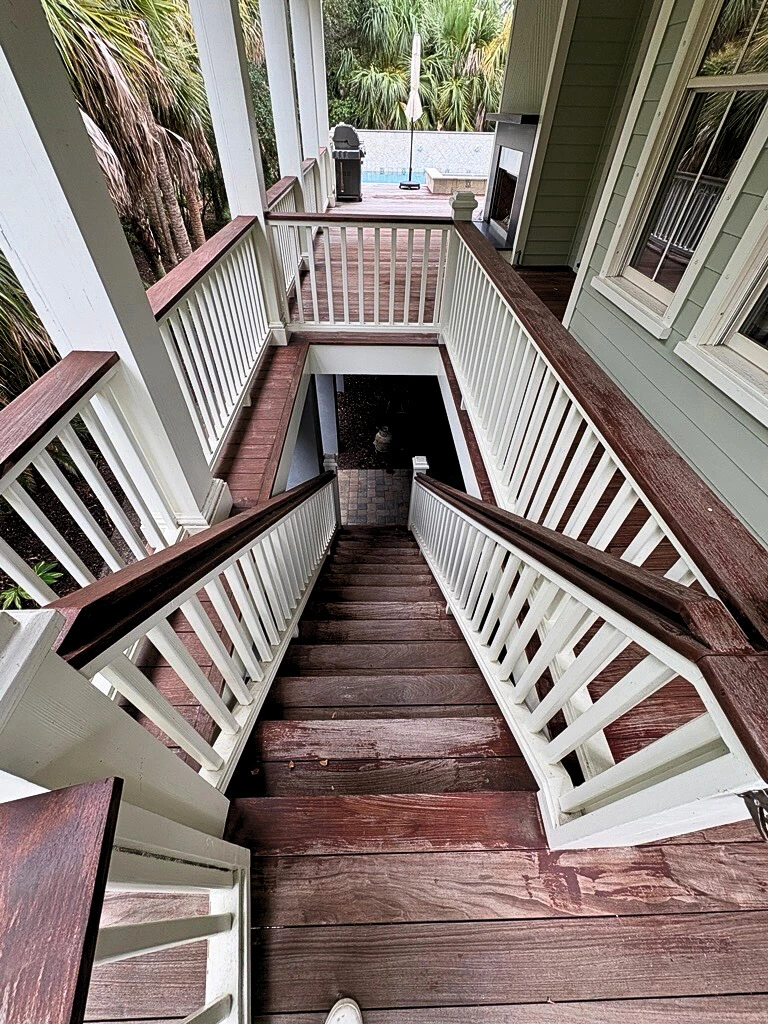 Charleston Deck Restoration — Full deck overview